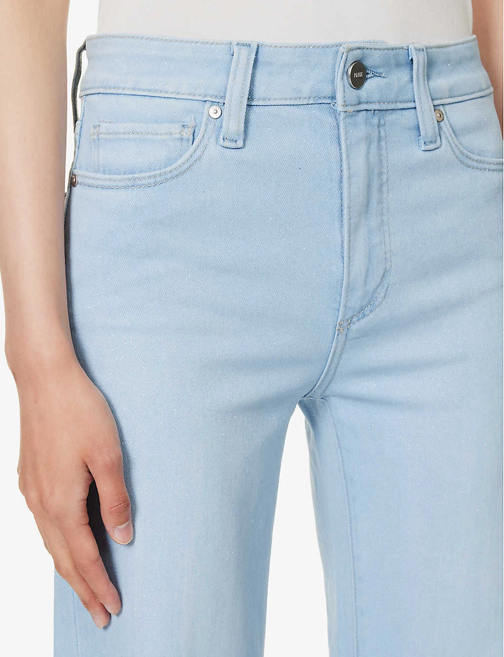 Paige Leenah Flared Mid-rise Denim-blend Jeans - Image 5