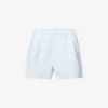 Paige Andie Mid-rise Linen-blend Shorts
