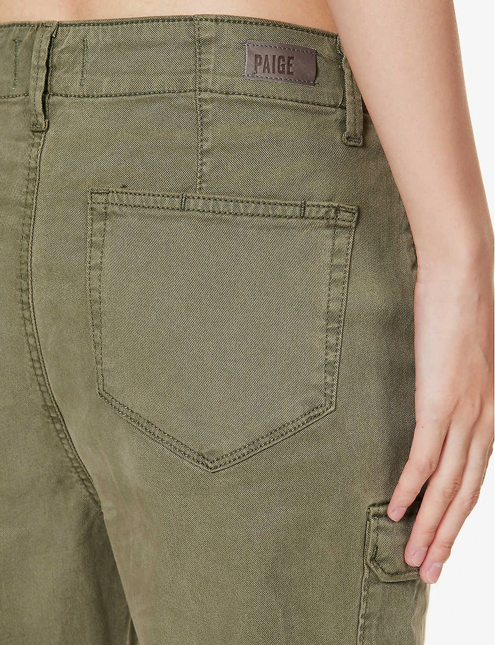 Paige Drew Mid-rise Straight-leg Regular-fit Stretch-woven Trousers - Image 6