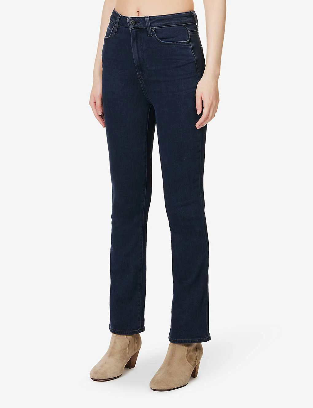 Paige Claudine Flared-leg High-rise Stretch-denim Jeans - Image 3