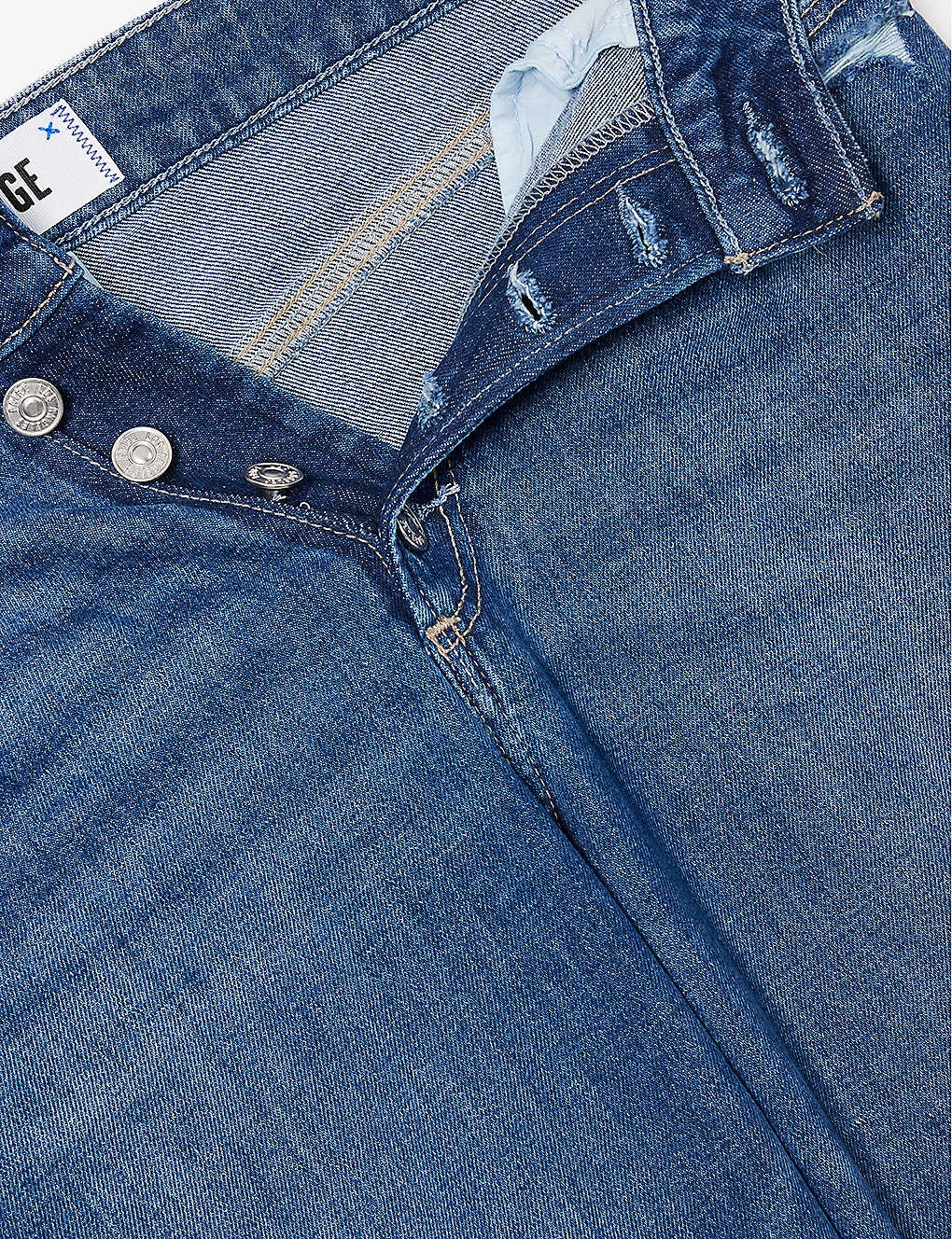 Paige Leenah Flared Wide-leg High-rise Stretch-denim Jeans - Image 6