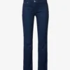 Paige Sloane Flared-leg Low-rise Stretch-denim Jeans