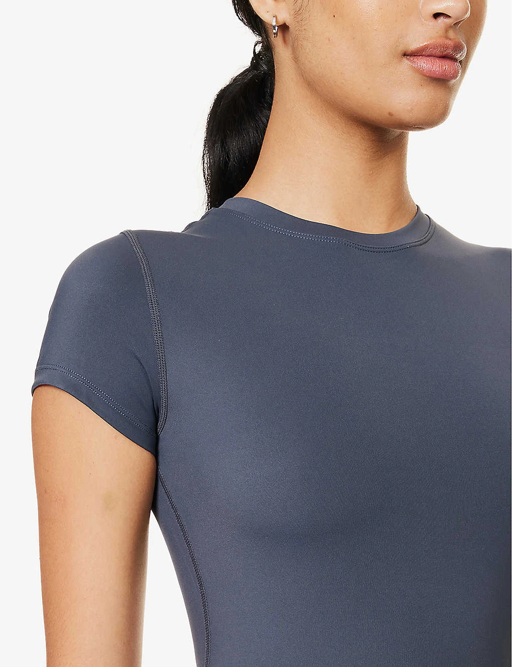 Ultimate Short-sleeved Stretch-woven Playsuit - Image 5