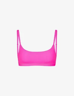 Fits Everybody Scooped Stretch-woven Bra