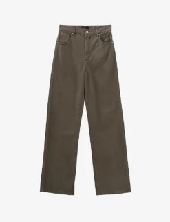 Ikks Distressed Wide-leg High-rise Jeans