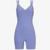 Alosoft Sun’s Out V-neck Stretch-woven Unitard
