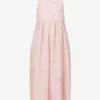 SISTER JANE Lily Ribbon-embellished Woven Midi Dress