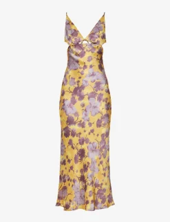 BEC + BRIDGE Indi Floral-print Satin Maxi Dress