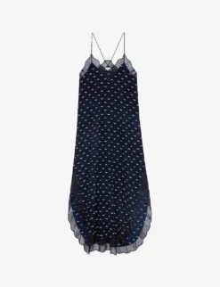 Zadig & Voltaire Ristyl Graphic-print Silk Midi Dress