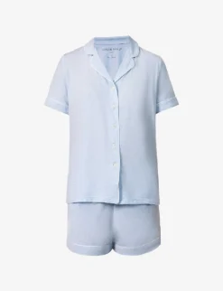 Ethan Short-sleeved Stretch-jersey Pyjama Set
