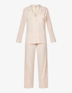 Eberjey Gisele Patterned Stretch-jersey Pyjamas