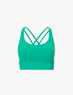 Lululemon Energy Scoop-neck Stretch-woven Bra