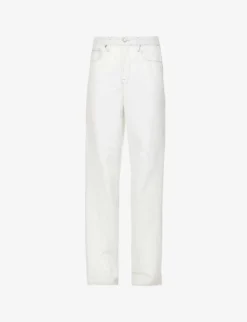 GOOD AMERICAN Good Boy Side-split Relaxed-fit Denim-blend Jeans