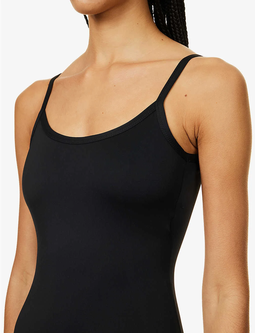 GOOD AMERICAN Scuba Scoop-neck Stretch-woven Playsuit - Image 6