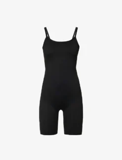 GOOD AMERICAN Scuba Scoop-neck Stretch-woven Playsuit