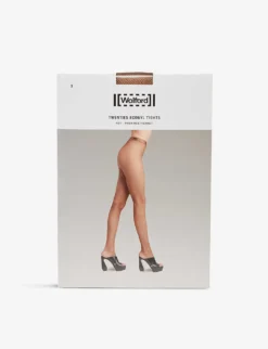 Wolford Twenties High-rise Cut-out Panel Stretch-woven Tights