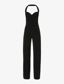 Norma Kamali Cayla Straight-leg Stretch-woven Jumpsuit