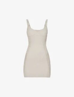 Dion Lee Serpent Slim-fit Knitted Mini Dress