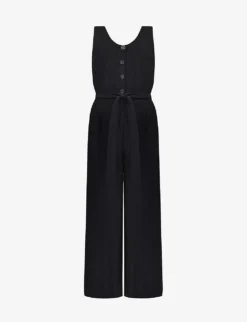 Black Culotte Jumpsuit