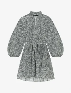 Maje Rilanaise Floral-print Mini Dress