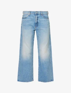 MOTHER Dodger Wide-leg High-rise Jeans