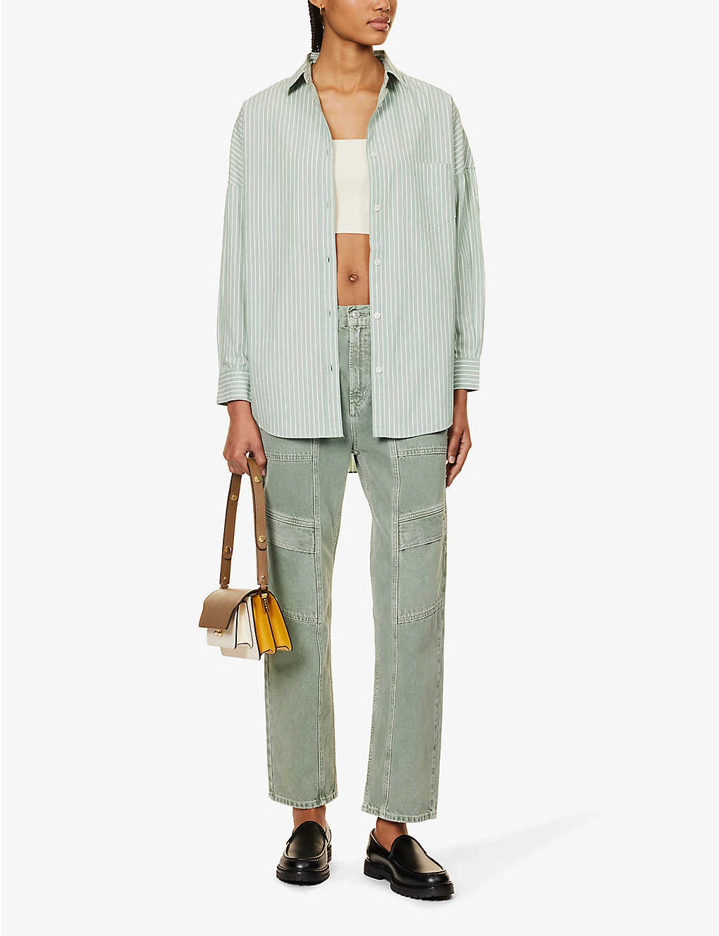 AGOLDE Cooper Cargo Panelled Straight-leg Mid-rise Organic-cotton Jeans - Image 2