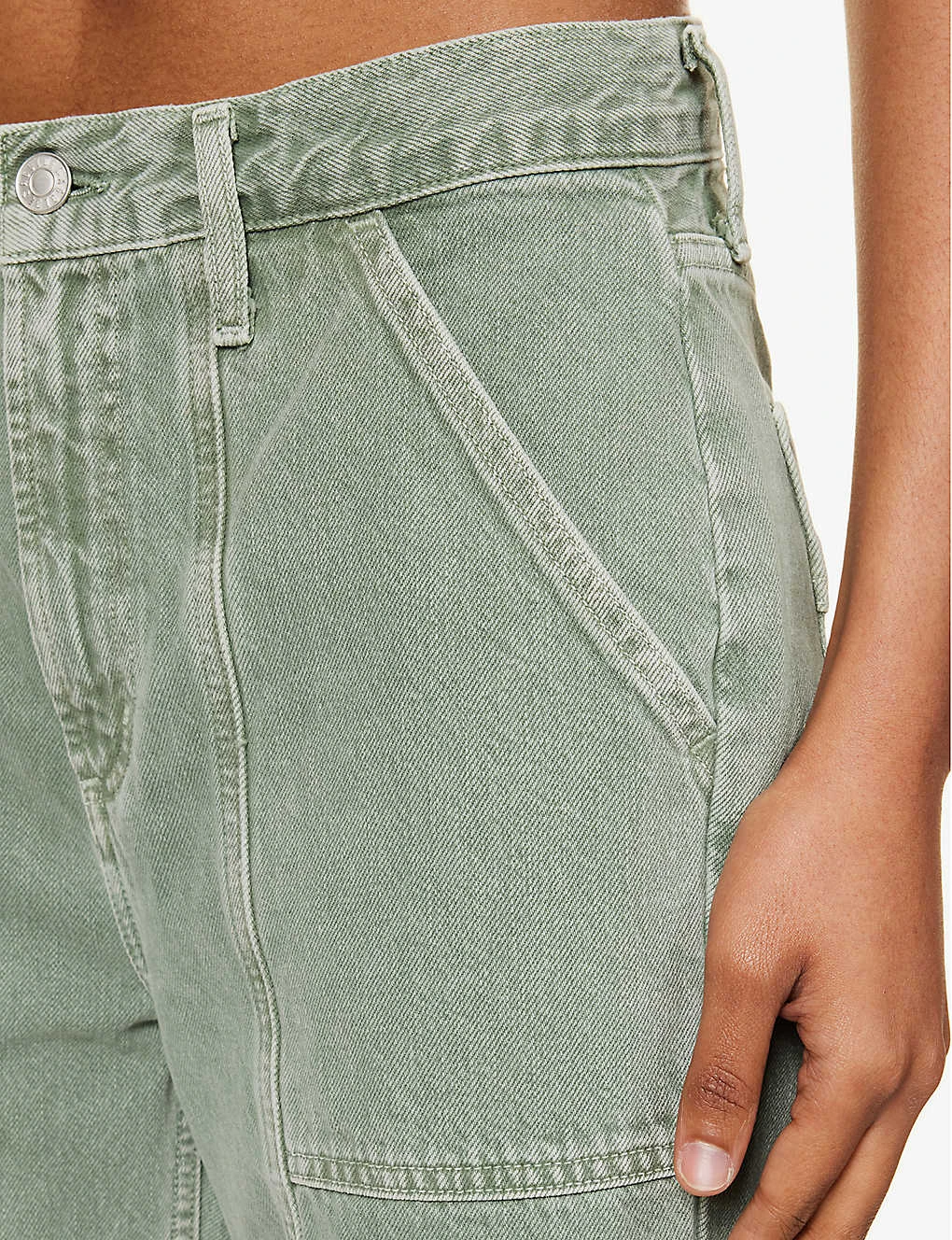 AGOLDE Cooper Cargo Panelled Straight-leg Mid-rise Organic-cotton Jeans - Image 5