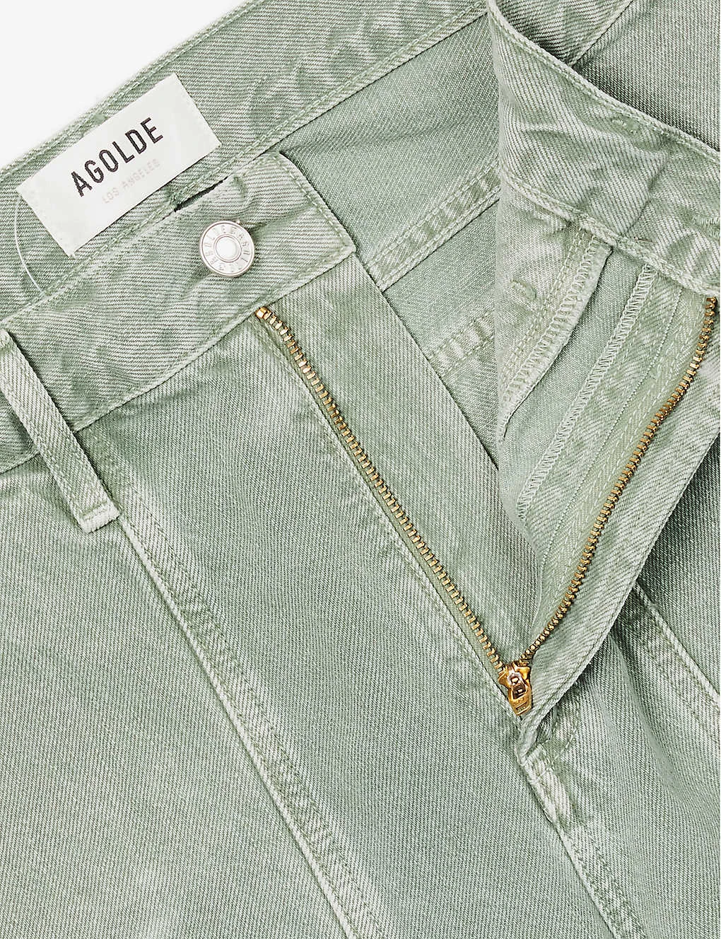 AGOLDE Cooper Cargo Panelled Straight-leg Mid-rise Organic-cotton Jeans - Image 7