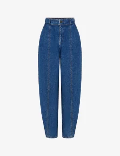 Soeur Salvador Tapered High-rise Jeans