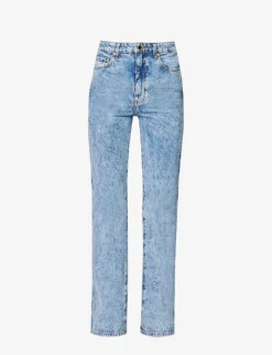 Danielle Straight-leg Mid-rise Recycled Denim Jeans