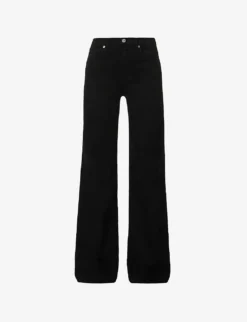 7 For All Mankind Modern Dojo Flared High-rise Stretch-denim Jeans